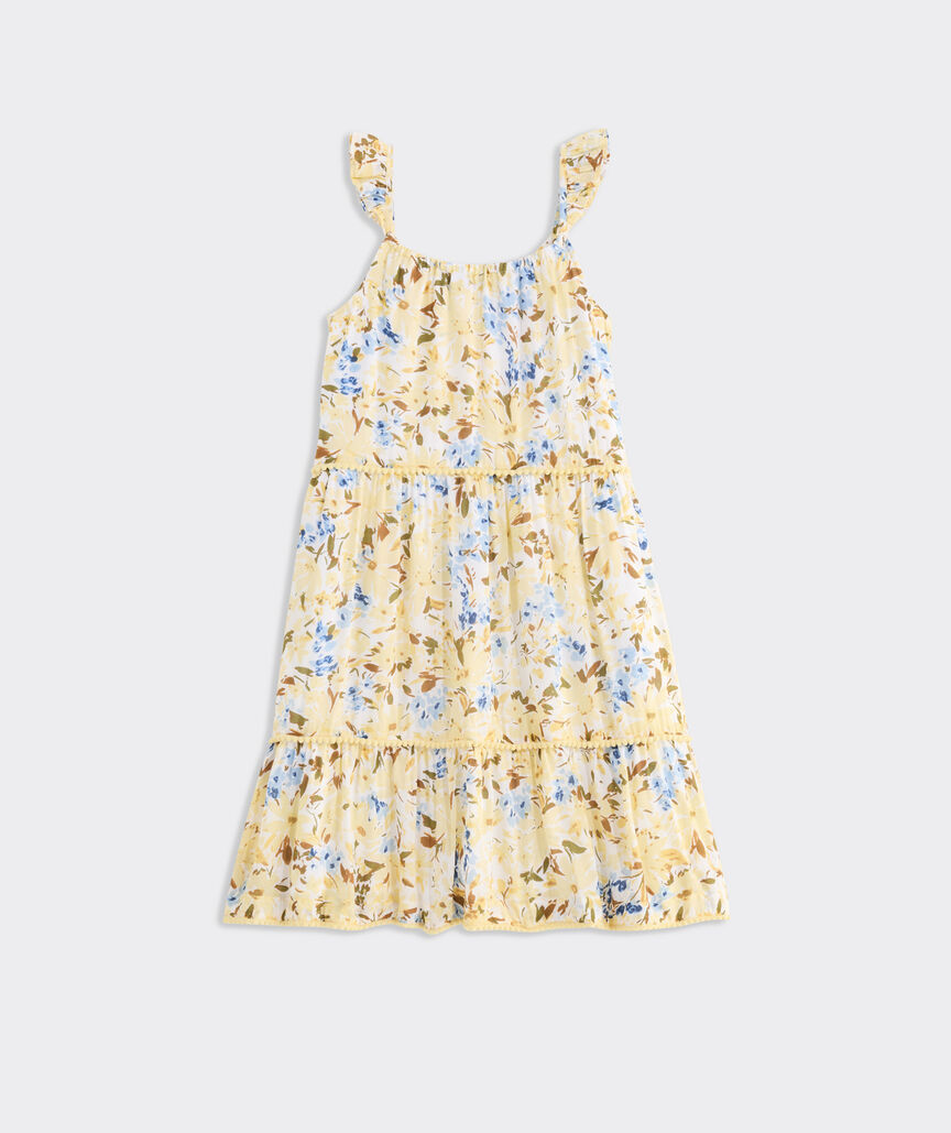 Girls' Ruffle Tiered Dress