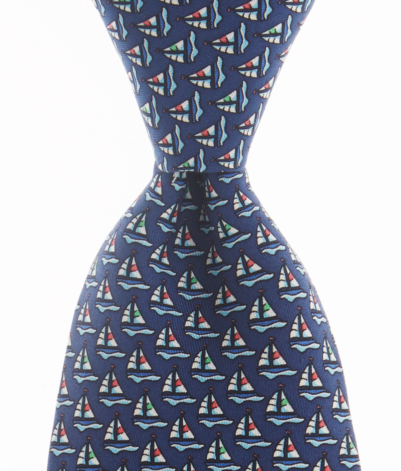 EUC Vineyard buy Vines 100% Silk Sailboat Print Necktie