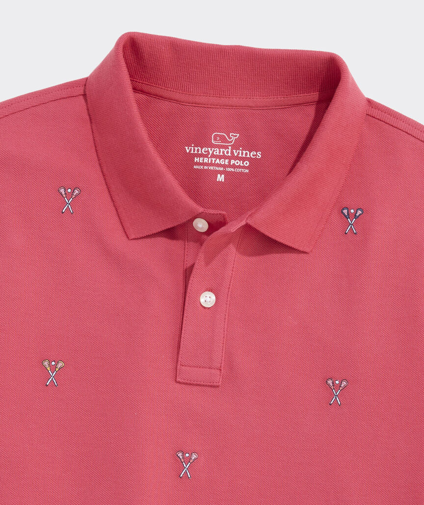 Embroidered Heritage Pique Polo