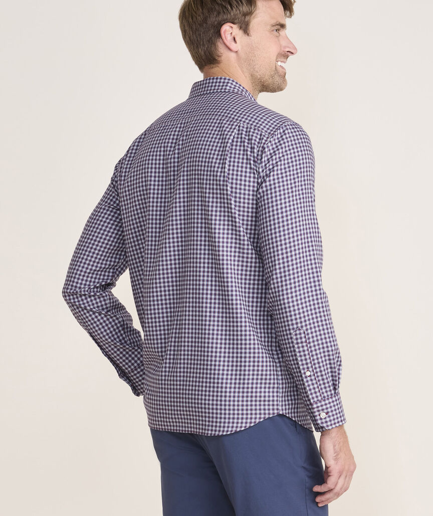 On-The-Go Brushed Twill Plaid Shirt