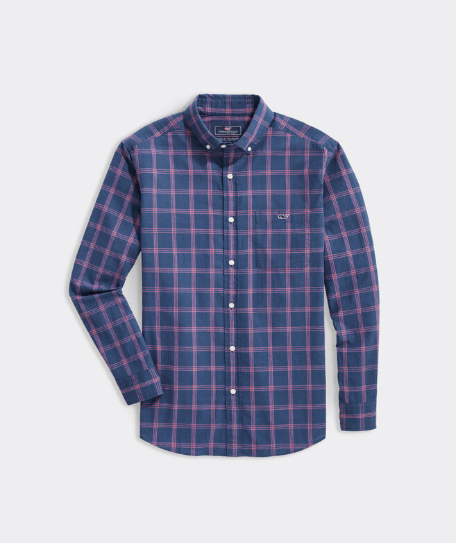Shop Classic Fit Plaid Shirt in Stretch Cotton at vineyard vines