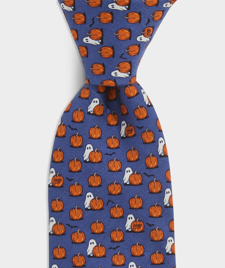 Boys' Gourds & Ghouls Silk Tie