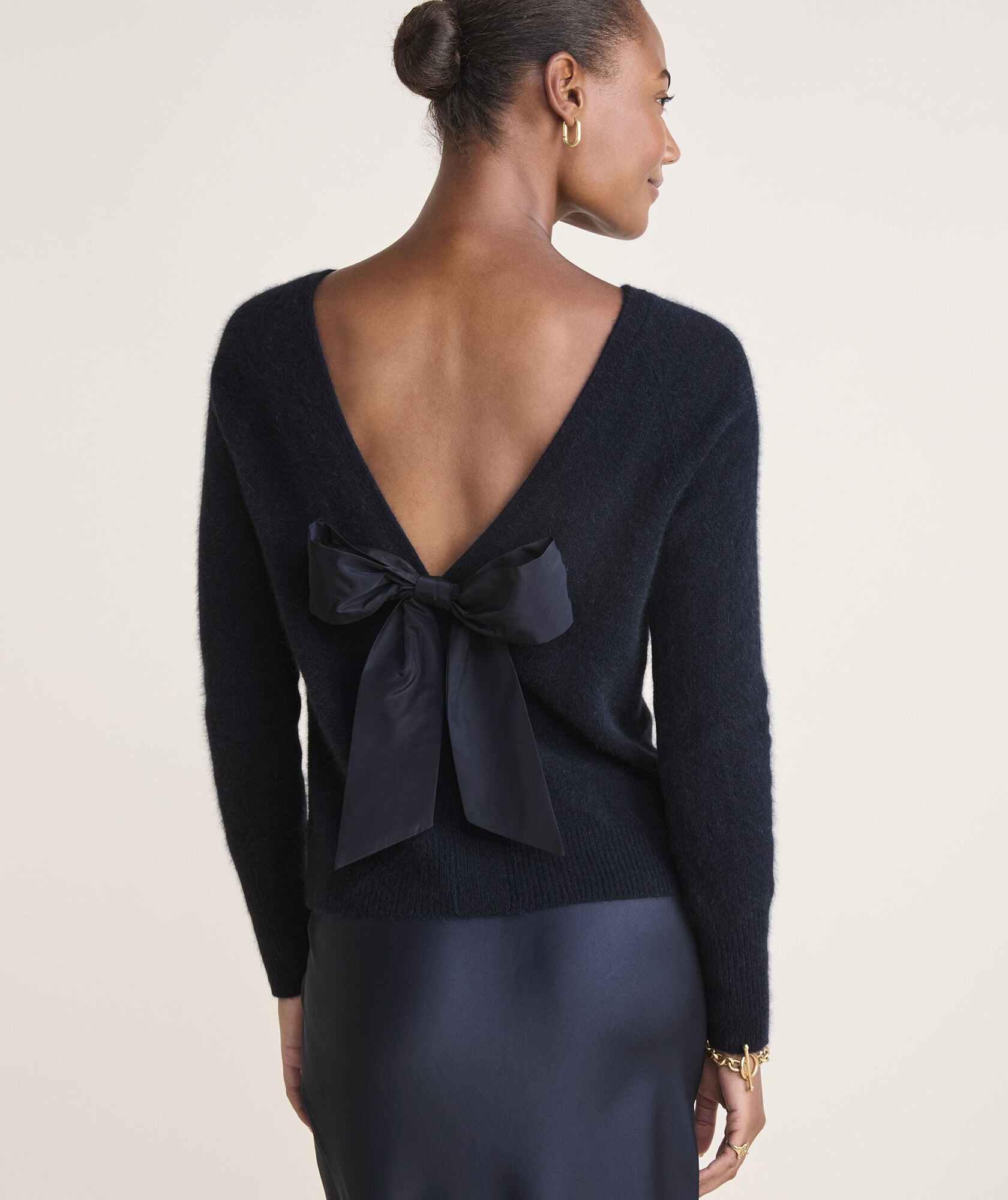 Luxe Bow Back Sweater