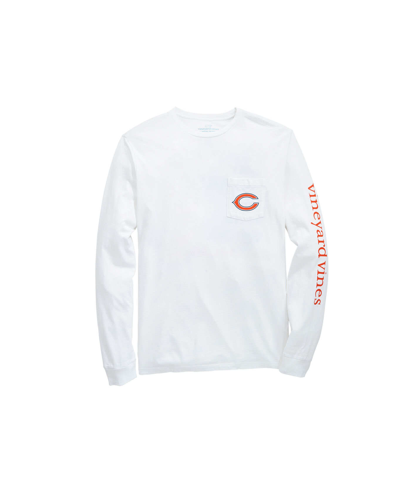 chicago bears white long sleeve shirt