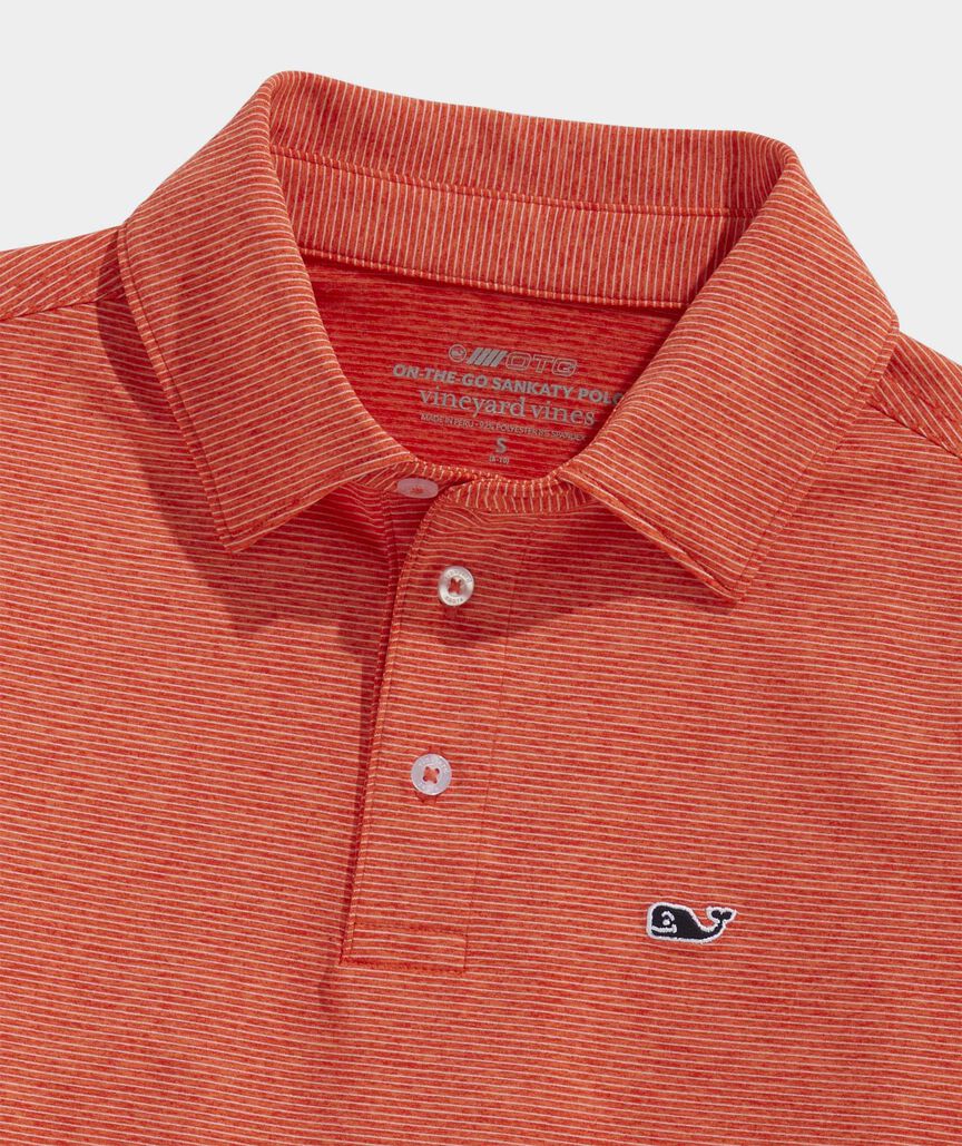 Vineyard Vines Men's St. Jean Stripe Sankaty Polo