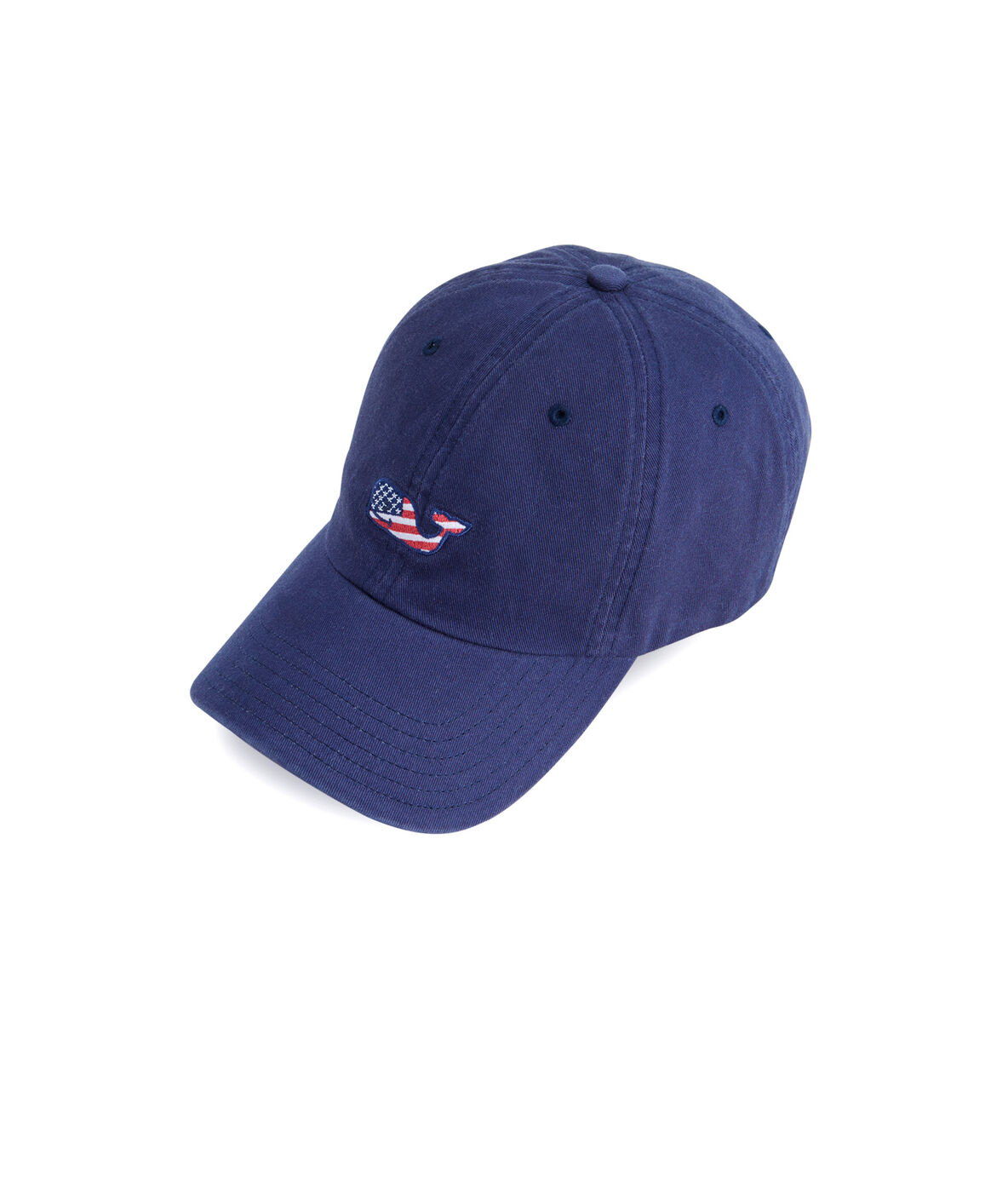 Vineyard Vines Hat Cap Strap Back Small Hook and Loop Blue American Flag  Texas