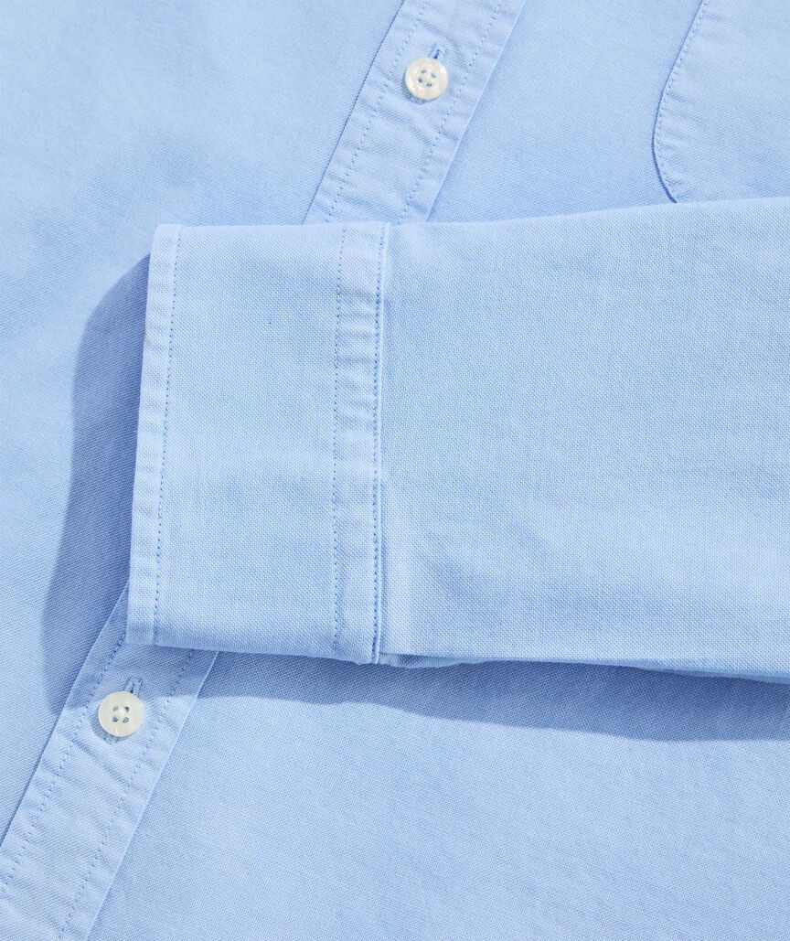 Garment-Dyed Oxford Solid Shirt