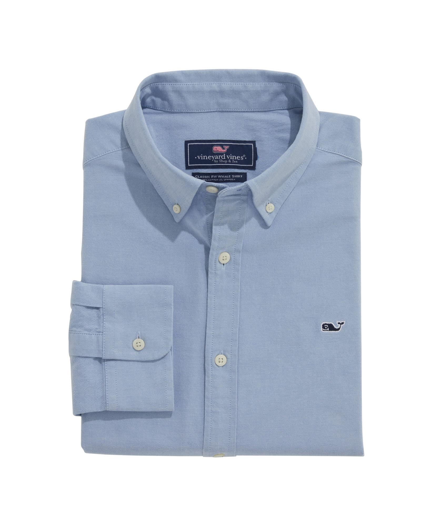 OUTLET Solid Oxford Classic Fit Whale Shirt