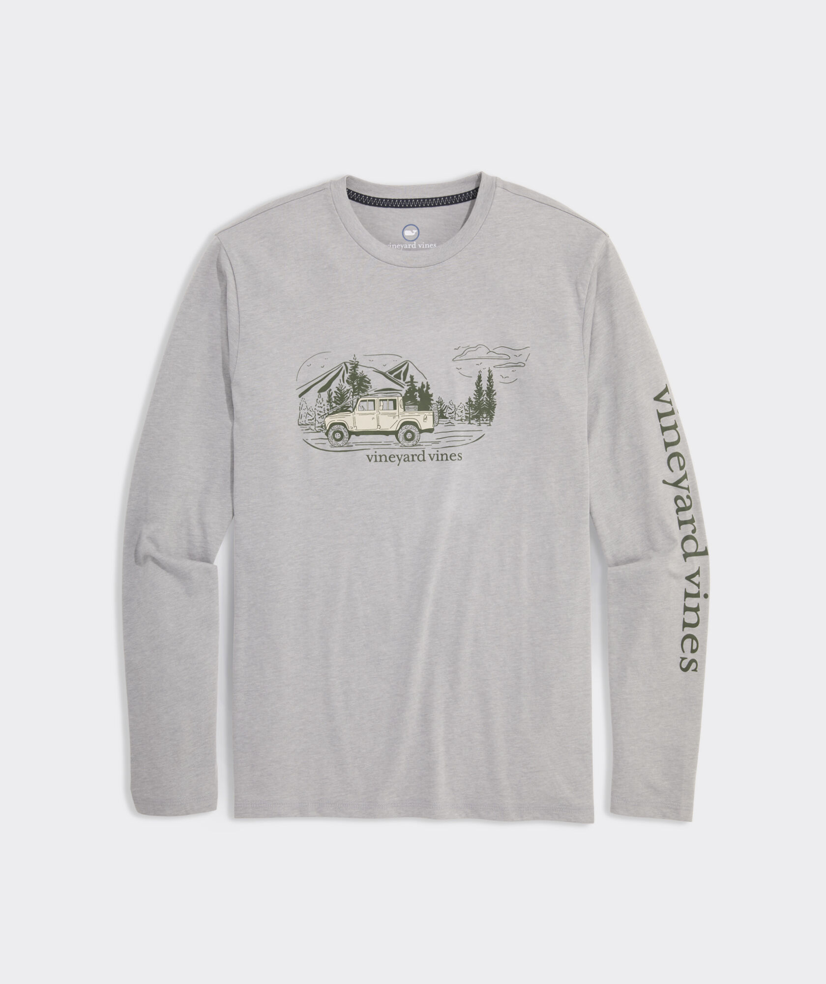 Autumn Drive Whale Scenic Long-Sleeve Dunes Tee