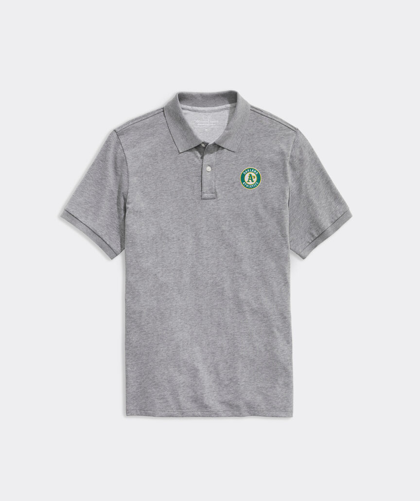 Shop Oakland Athletics Edgartown Pique Polo at vineyard vines