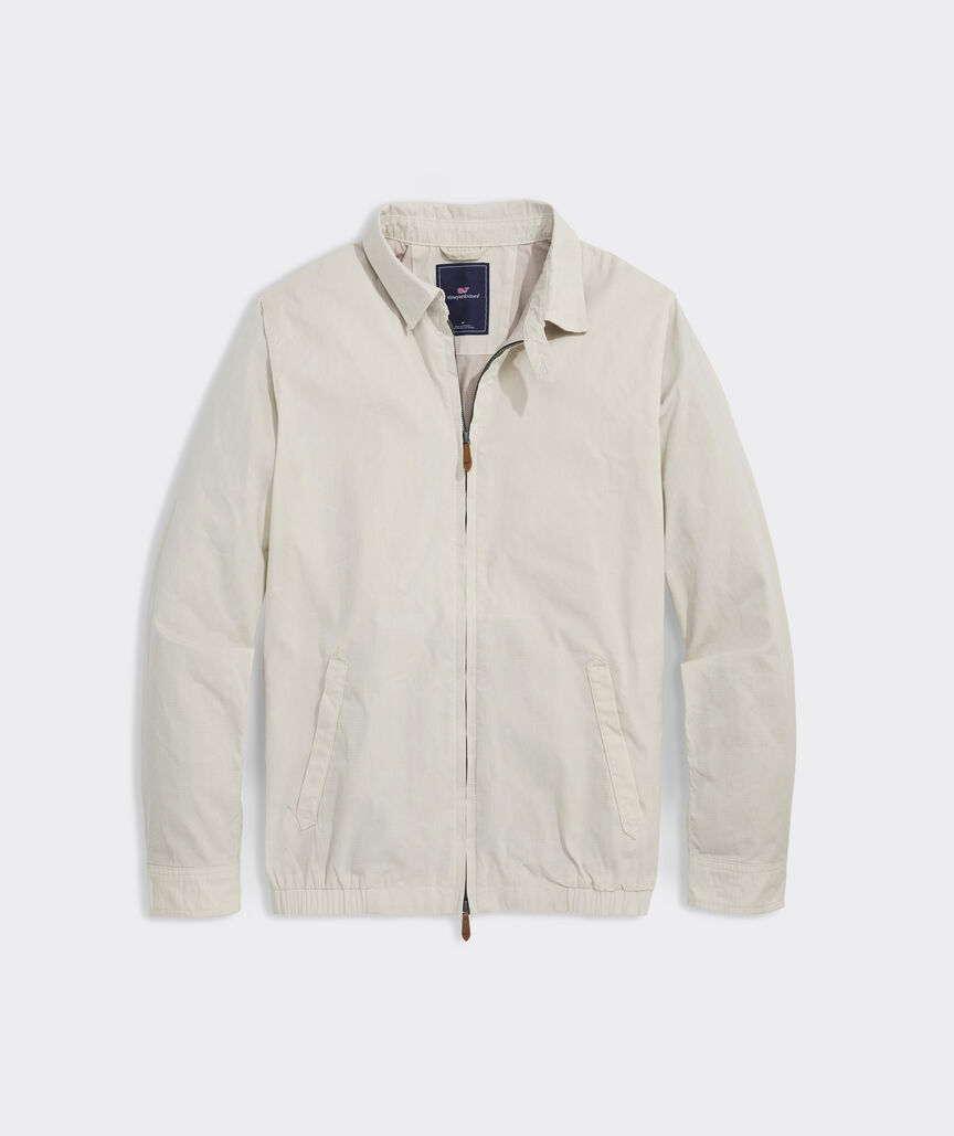 Waxed Cotton Harrington Jacket
