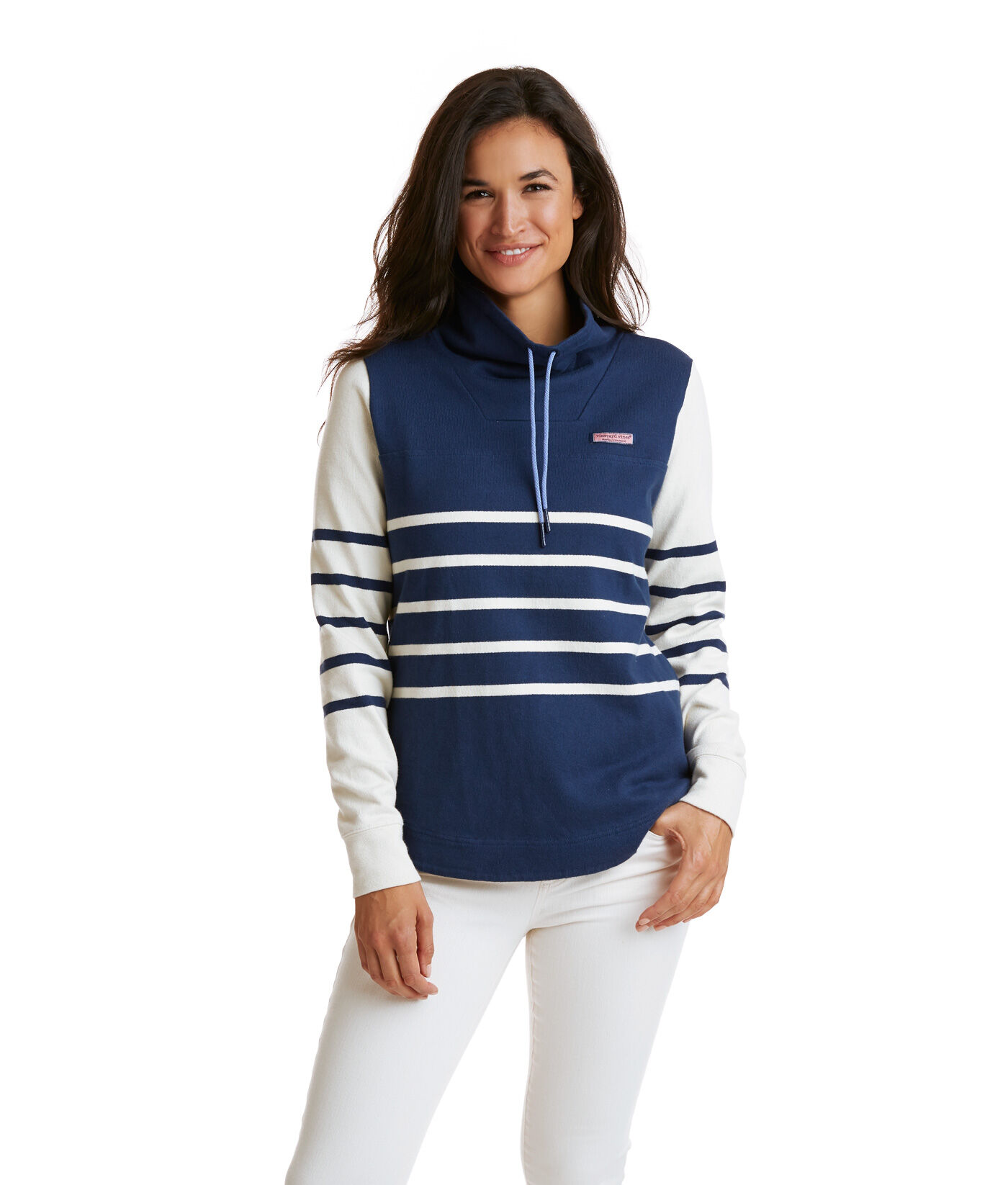 vineyard vines funnel neck sweatshirt