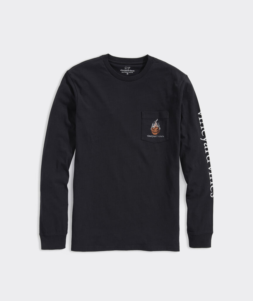 Headless Horseman Whale Long-Sleeve Pocket Tee