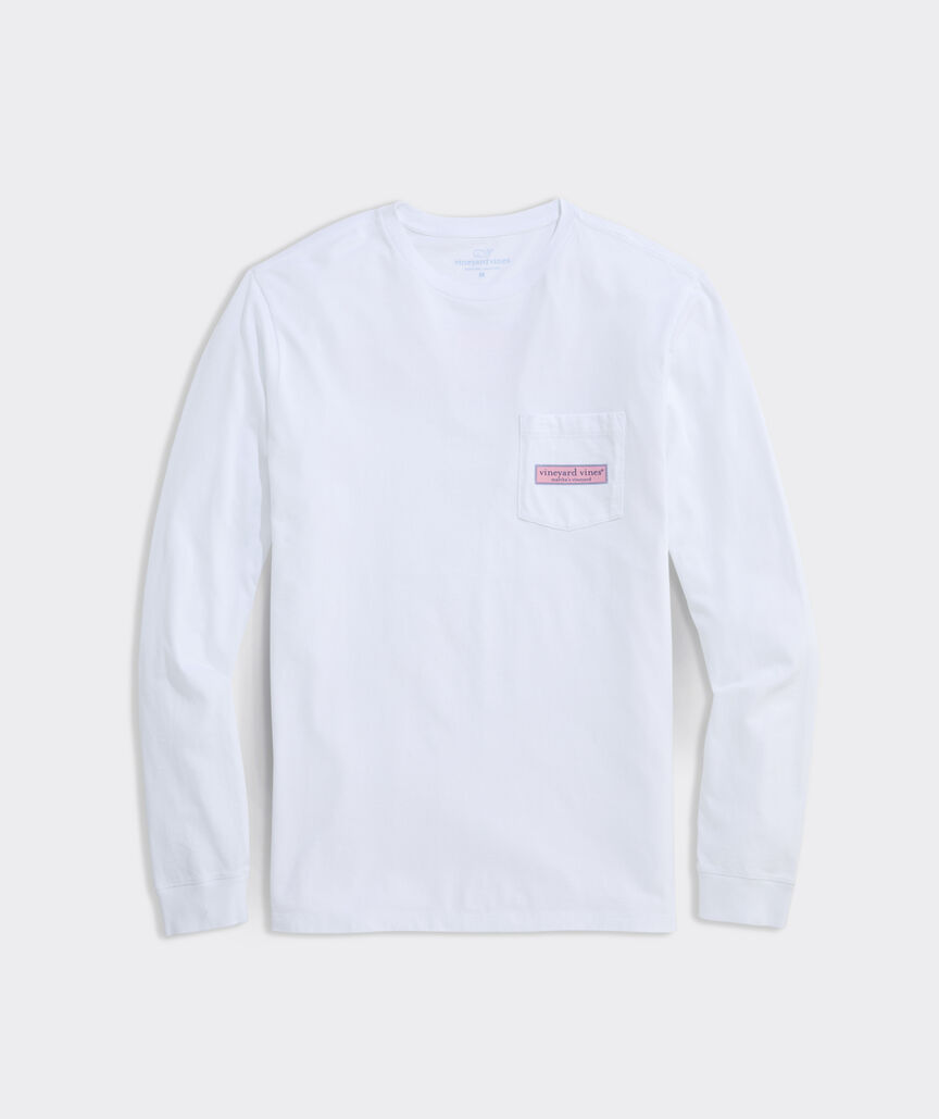 Classic Logo Box Long-Sleeve Pocket Tee