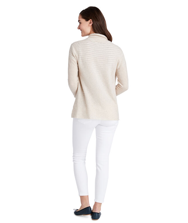 Shop Open Front Cashmere Sweater at vineyard vines