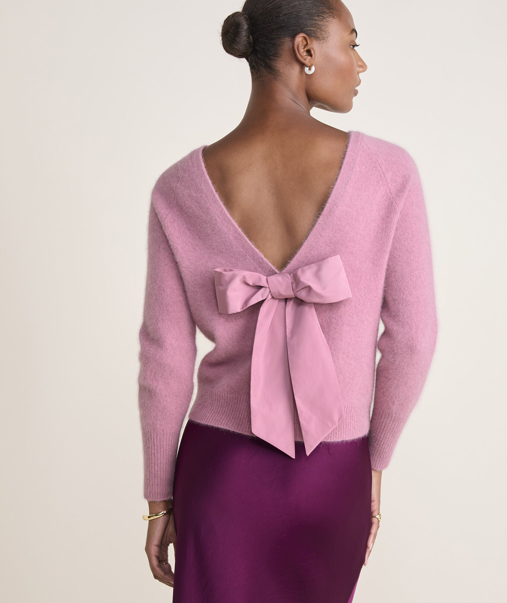 Luxe Bow Back Sweater