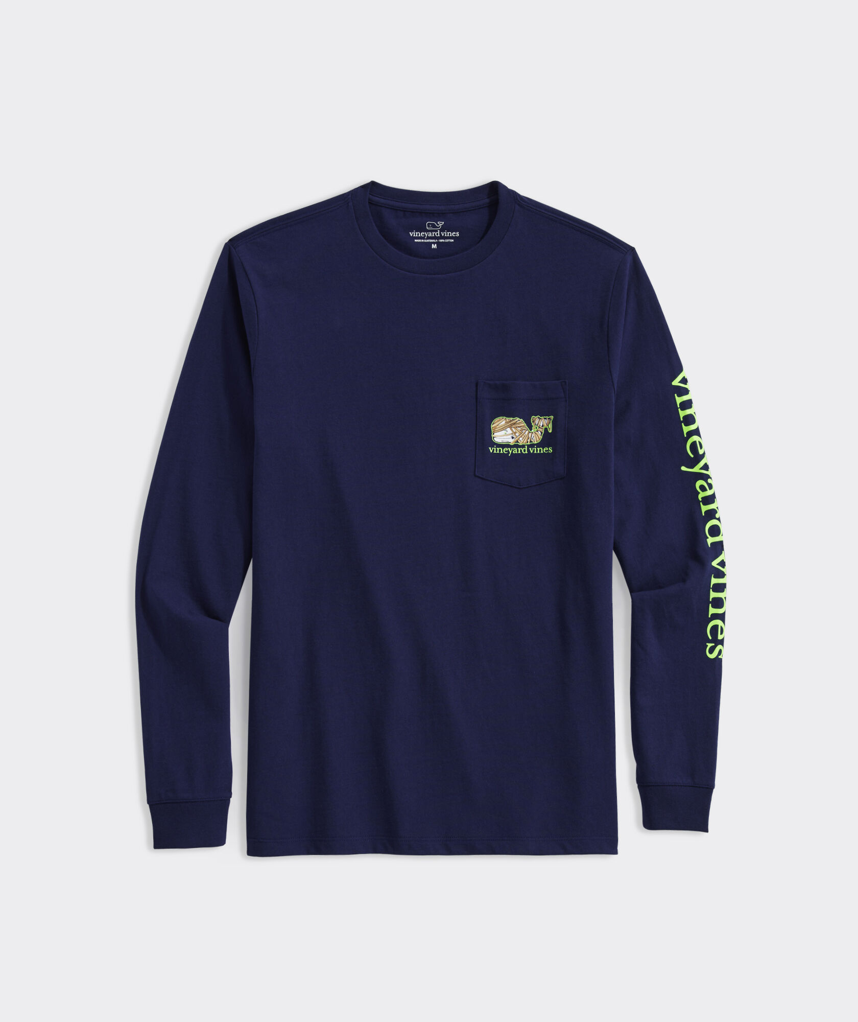 Shop Glow-In-The-Dark Mummy Whale Long-Sleeve Pocket Tee at