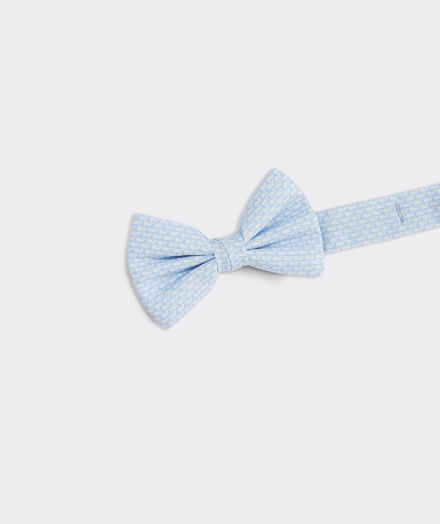 Boys' Micro Whales Silk Bow Tie