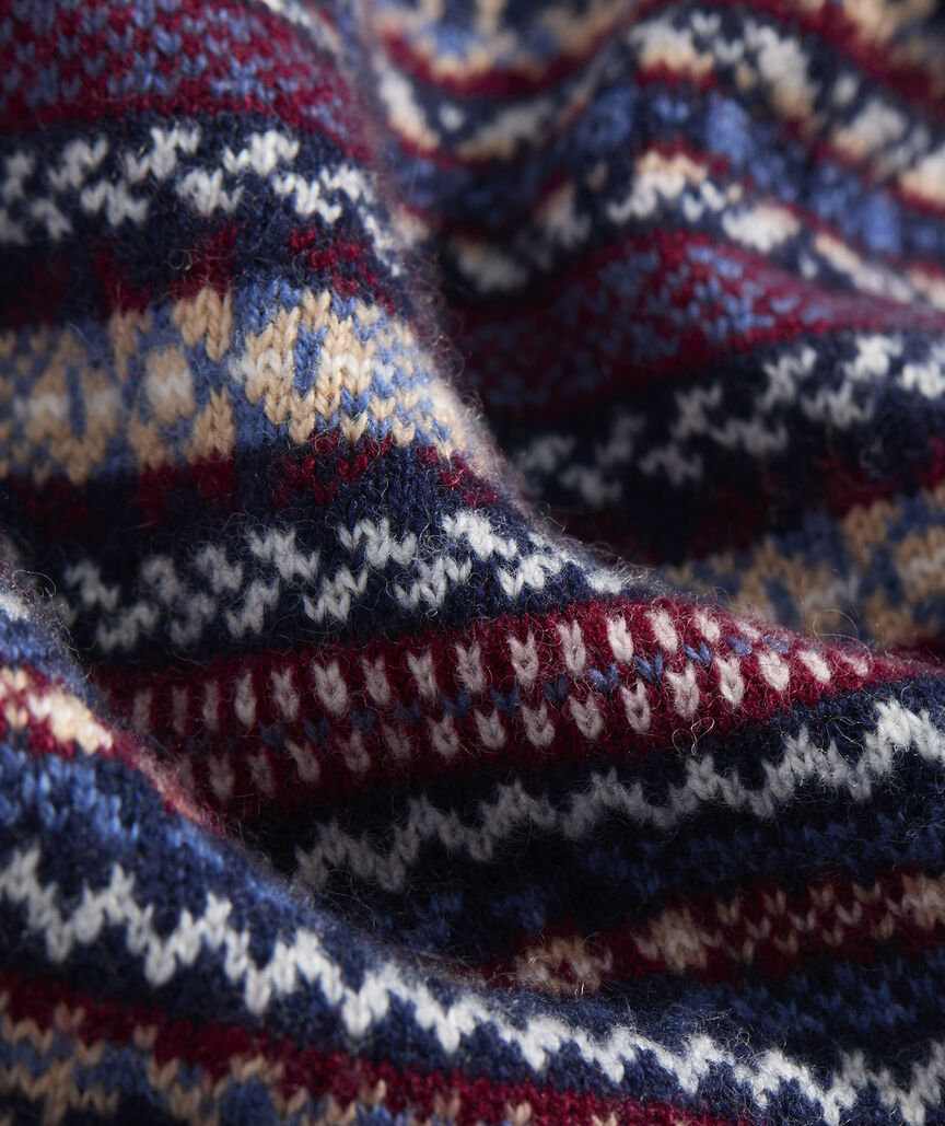 Wool Fair Isle Crewneck Sweater