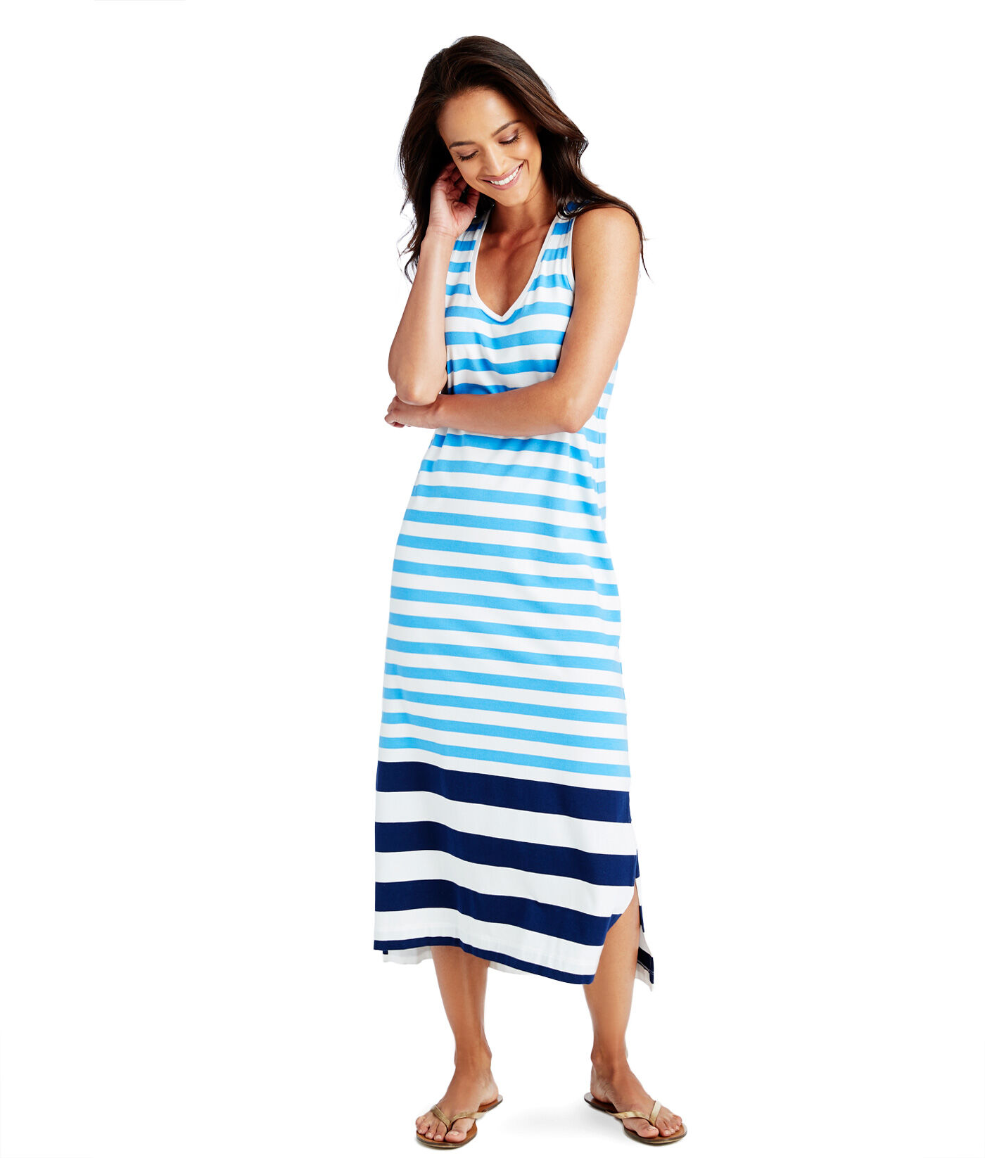 Vineyard vines hotsell striped maxi dress