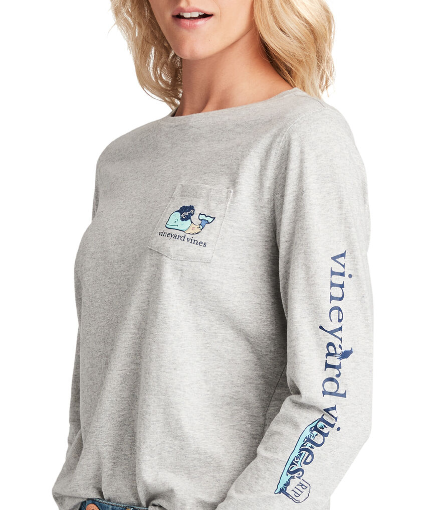  vineyard vines Girls' Halloween Whale Moon Long-Sleeve