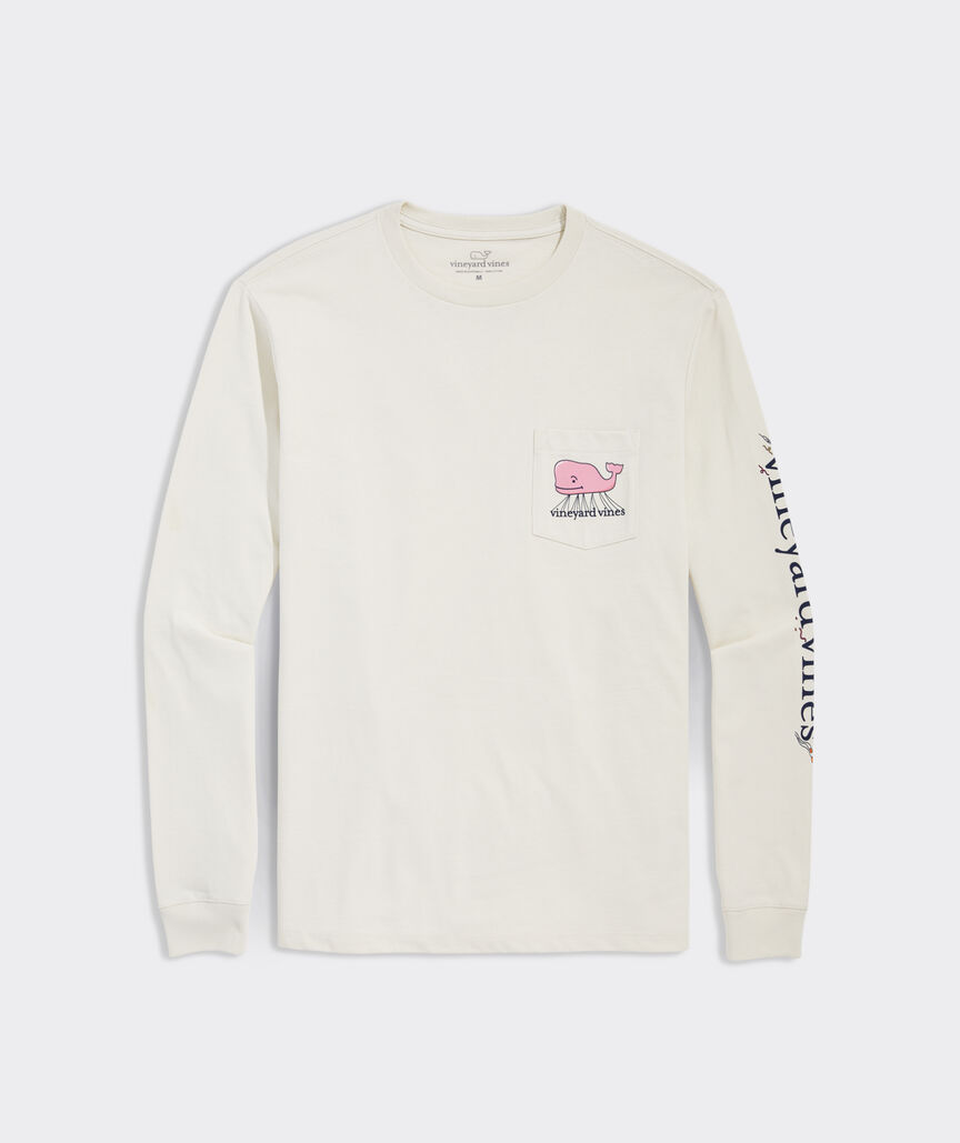 Thanksgiving Parade Whale Long-Sleeve Pocket Tee