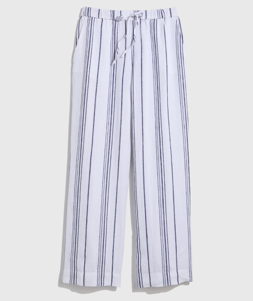 Tie-Waist Linen Pants