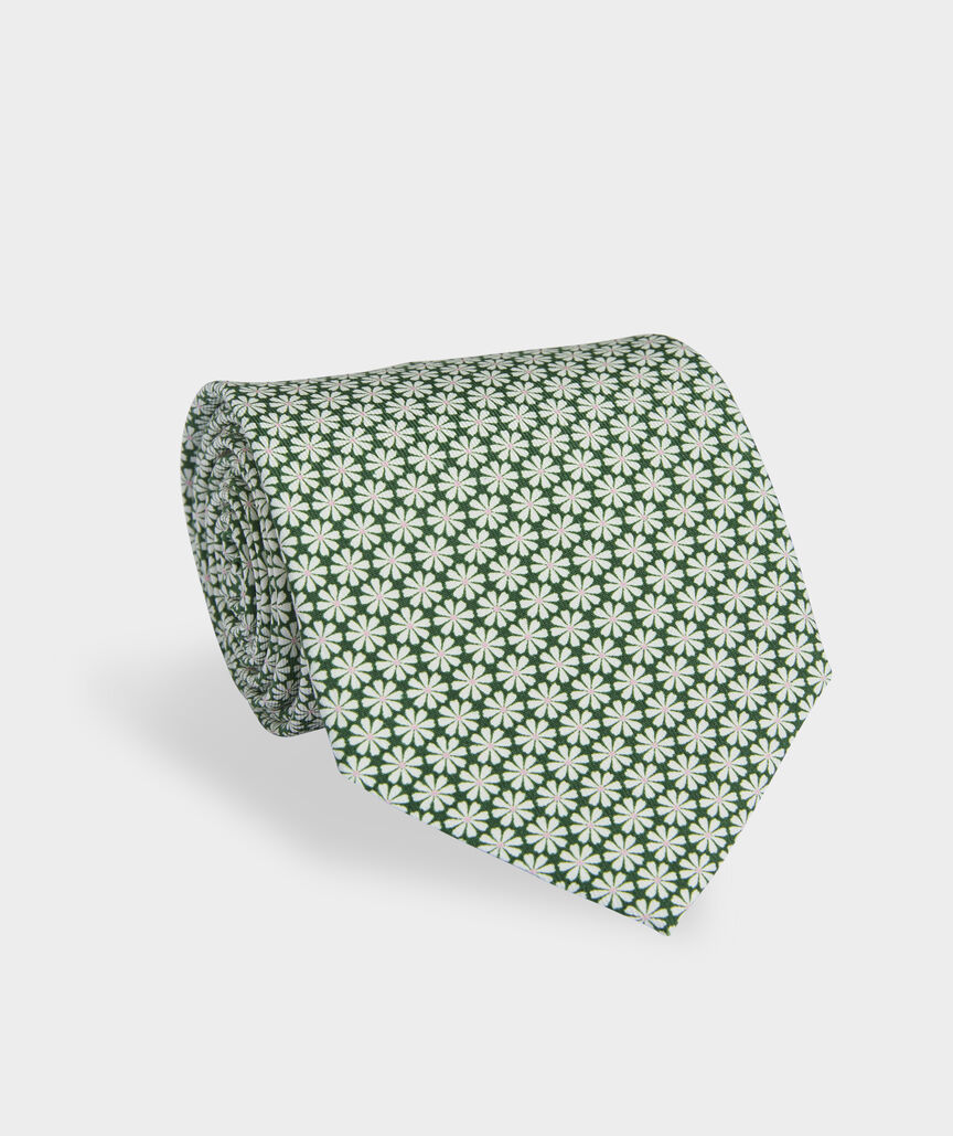 Micro Floral Silk Tie