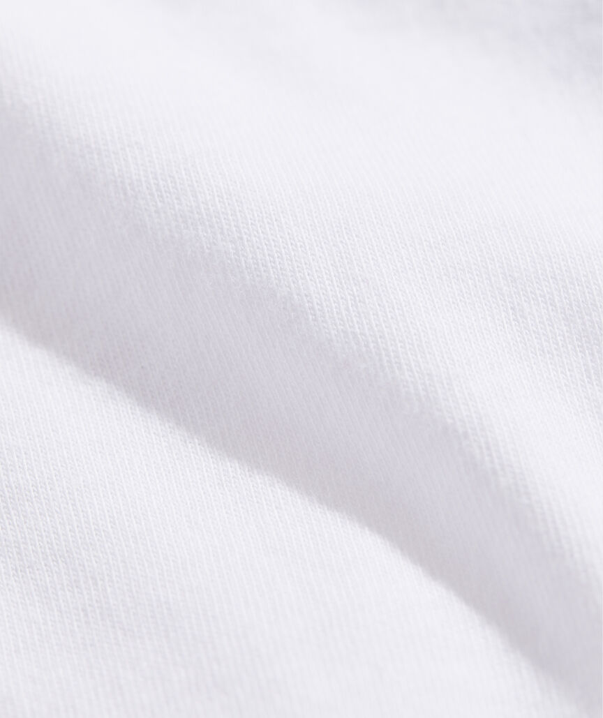 Vineyard Vines Graduation Whale Short Sleeve Pocket Tee in White