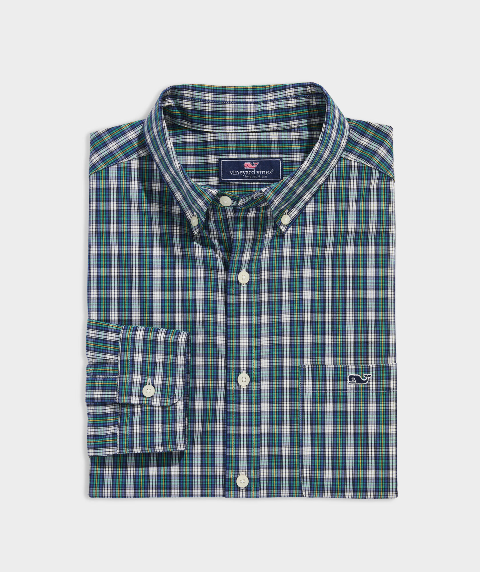 Stretch Poplin Tartan Shirt