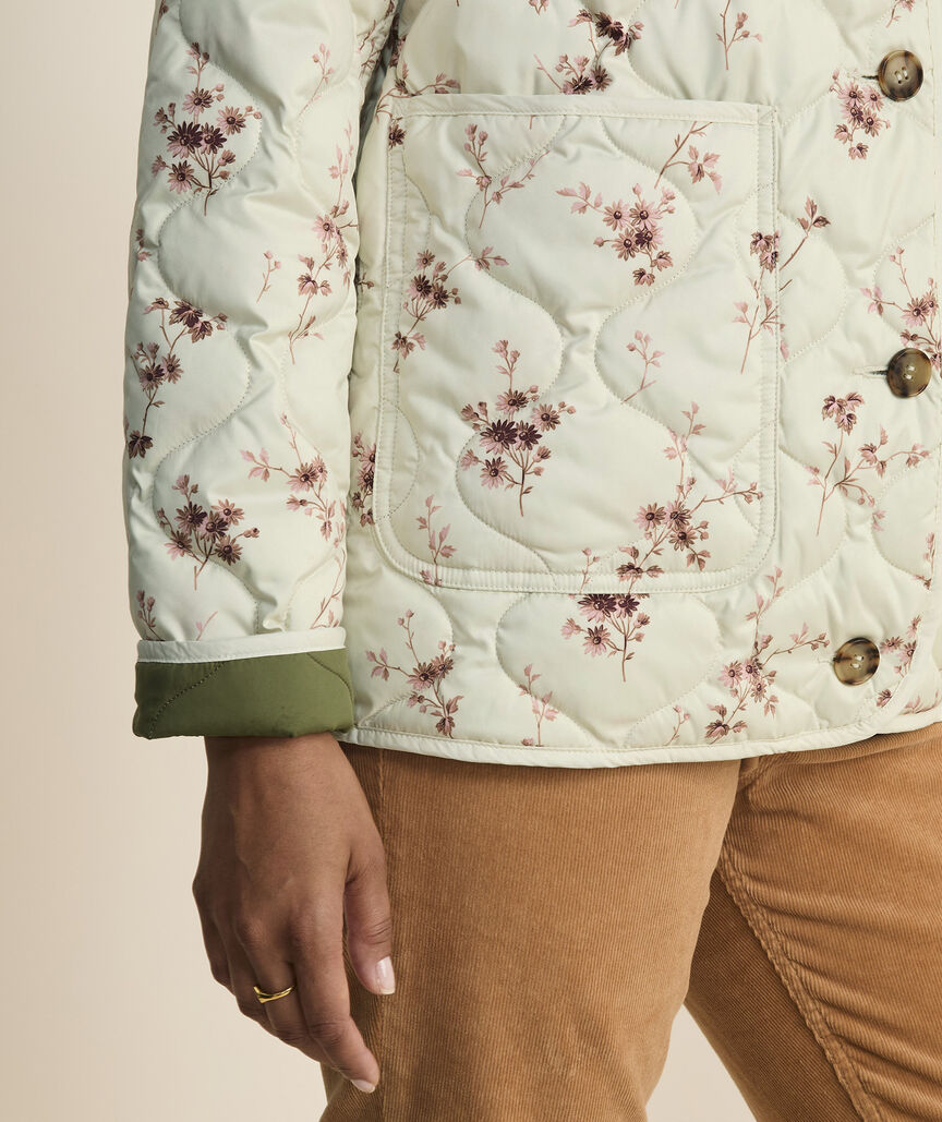 Printed Quilted Field Jacket