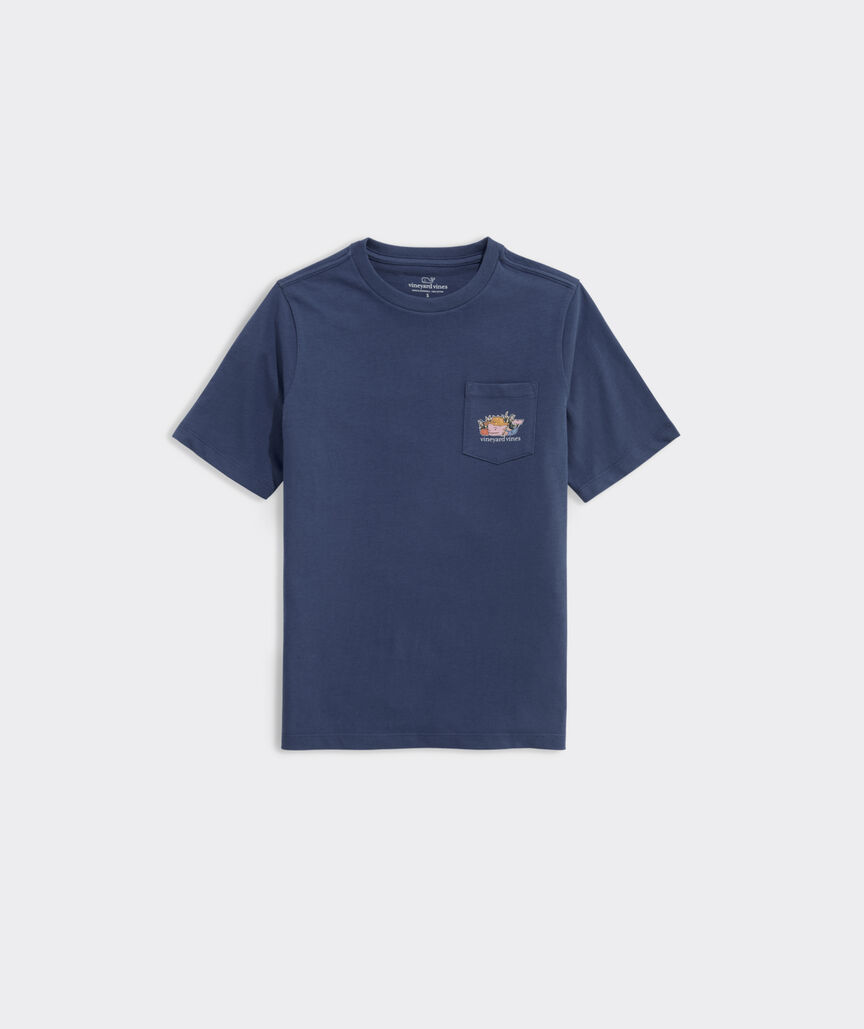 Boys' Scarecrow Whale Short-Sleeve Pocket Tee