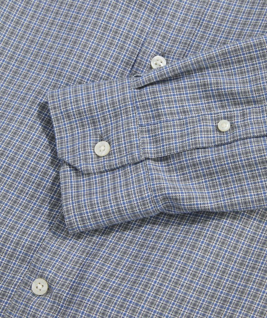 On-The-Go Brushed Twill Plaid Shirt