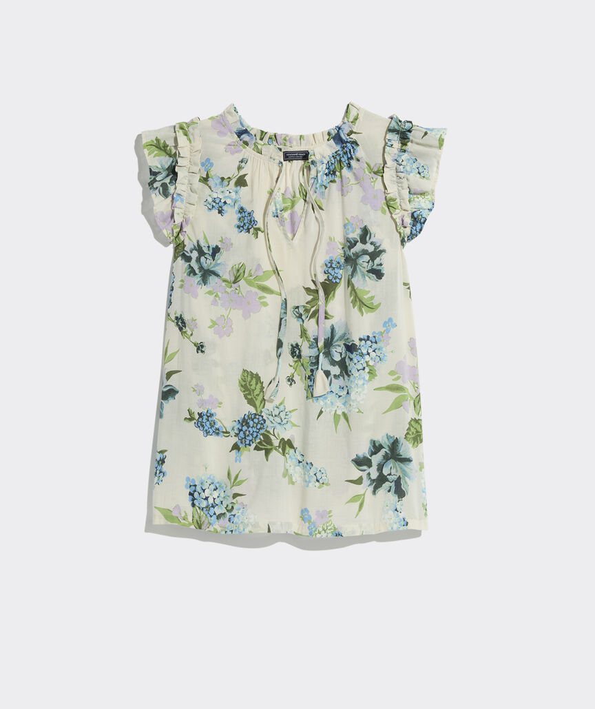 Floral Ruffle Popover