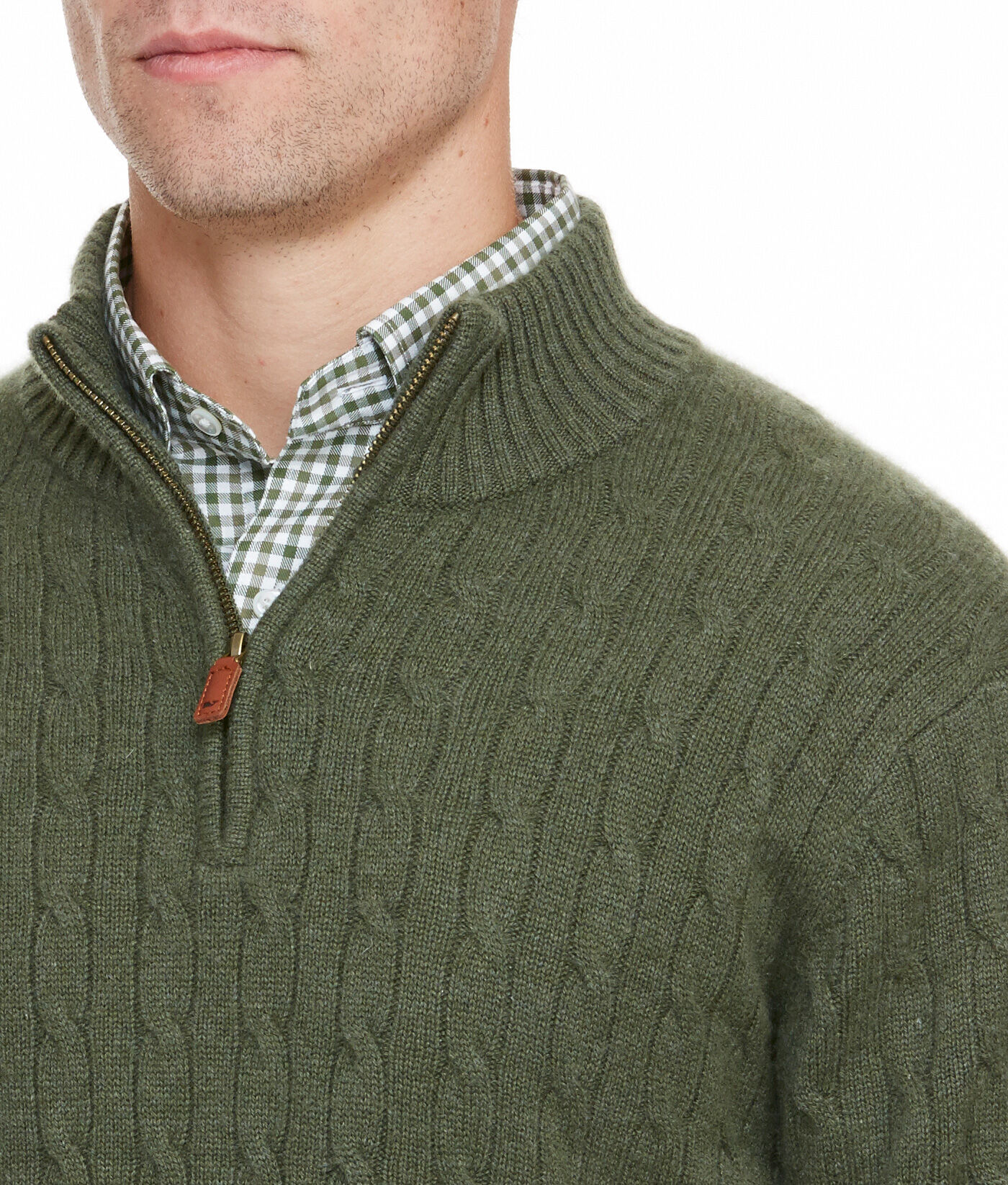 Shop Cashmere Cable 1 4 Zip Sweater at vineyard vines