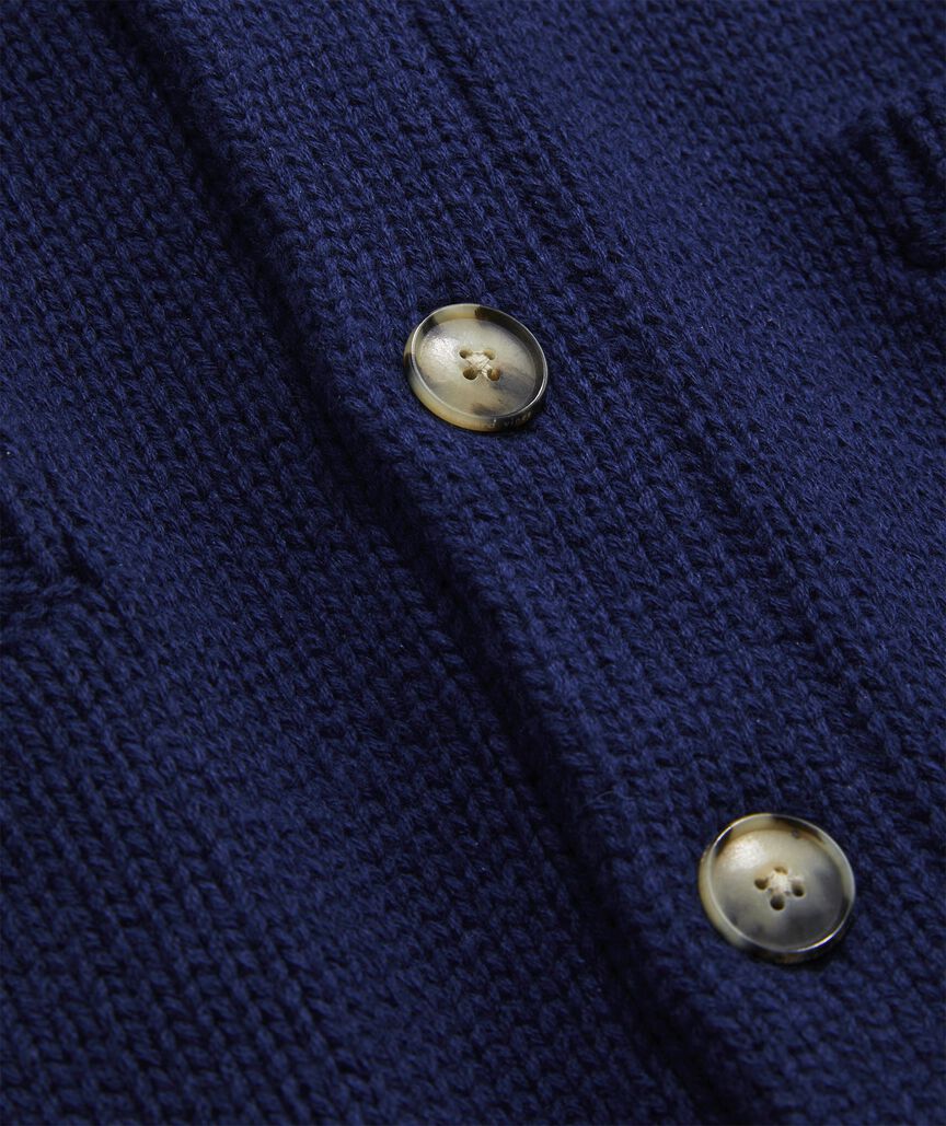 Nautical Shawl Cardigan Sweater