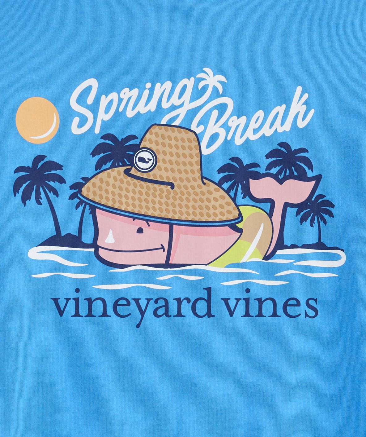 Vineyard Vines Short-Sleeve Graduation Whale T-Shirt (Newport Blue