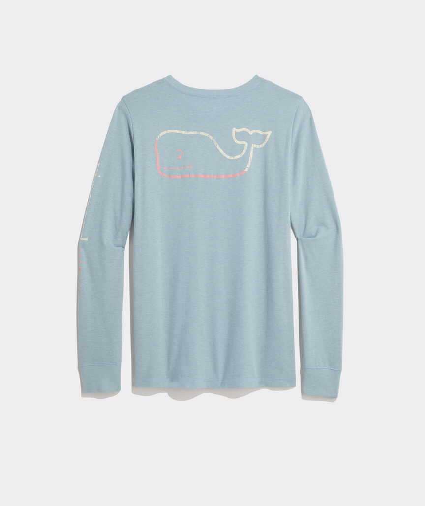 Burgee Whale Long-Sleeve Dunes Tee