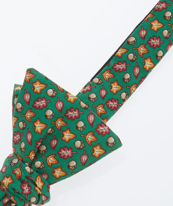 Shop Silk Bow Ties Fall Leaves Printed Bow Ties for Men Vineyard Vines