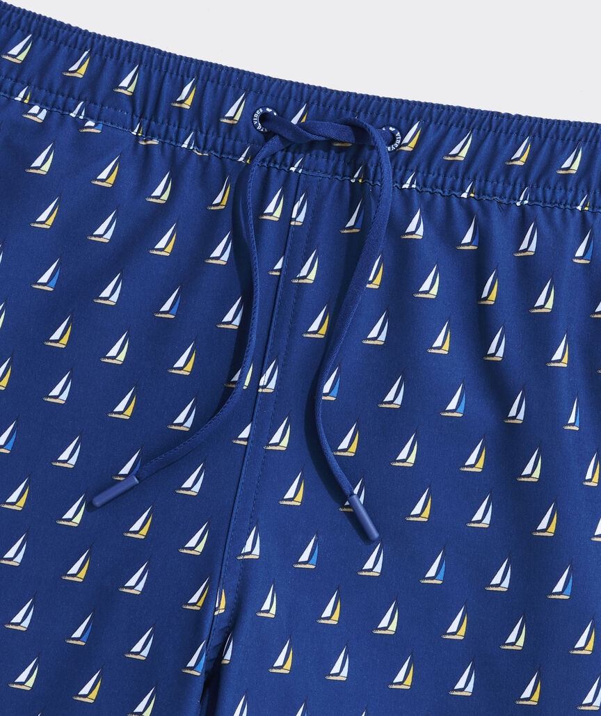 7 Inch Printed Chappy Swim Trunks