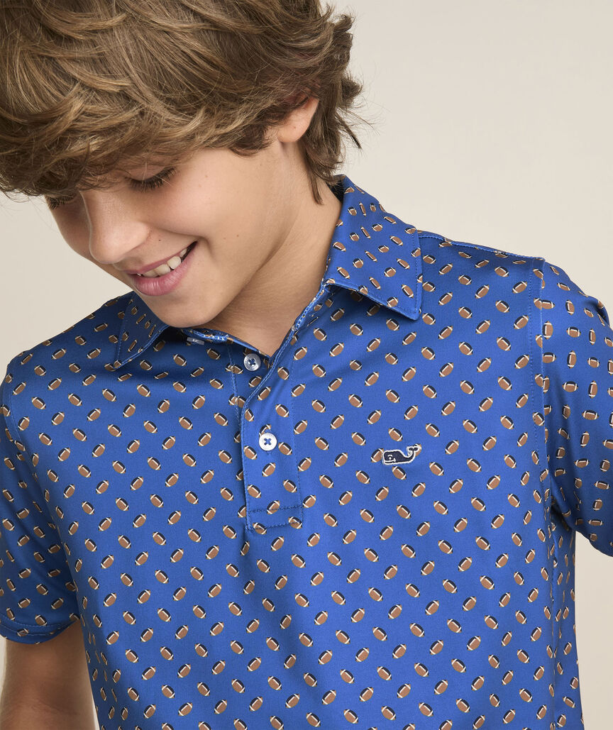 Boys' Printed Sankaty Polo