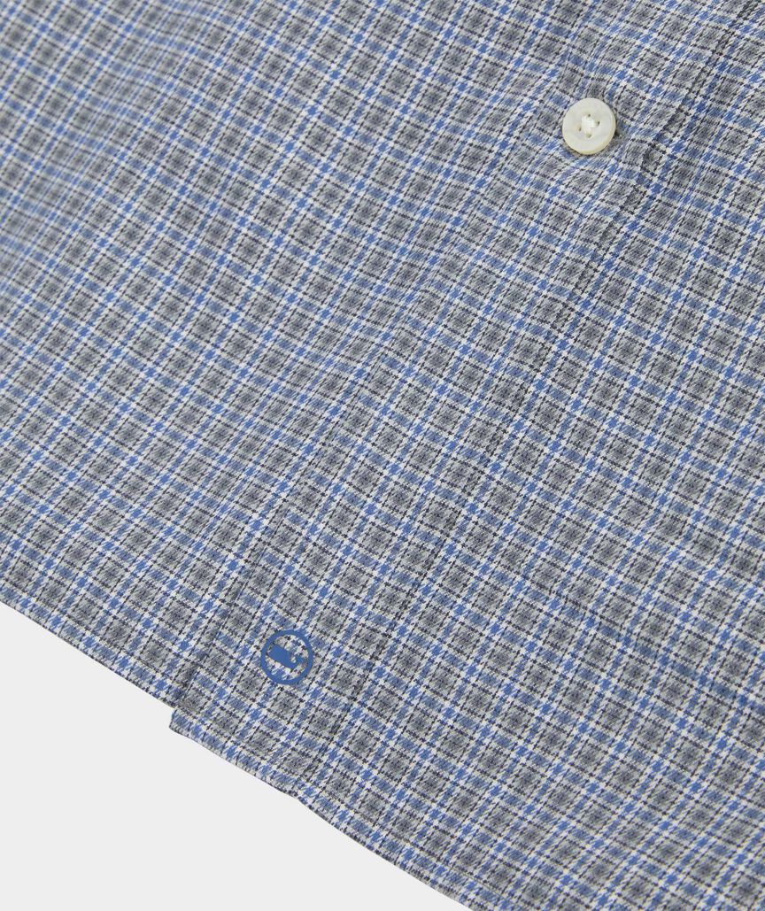 On-The-Go Brushed Twill Plaid Shirt