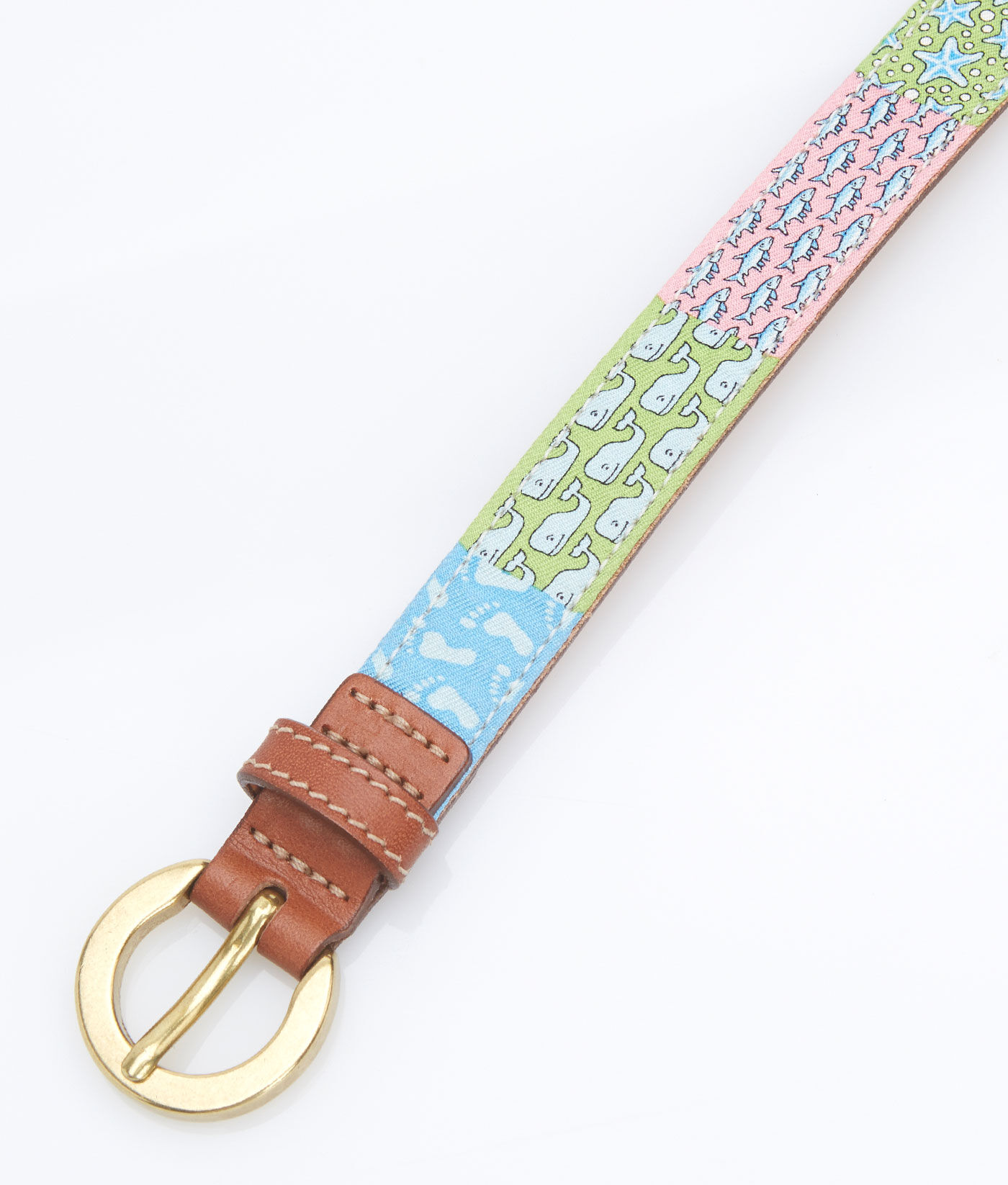 Vineyard Vines Golf Greens Canvas Club Belt for Men