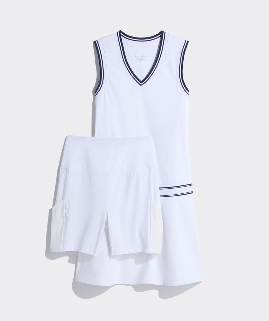 Performance Sleeveless Drop-Waist Dress