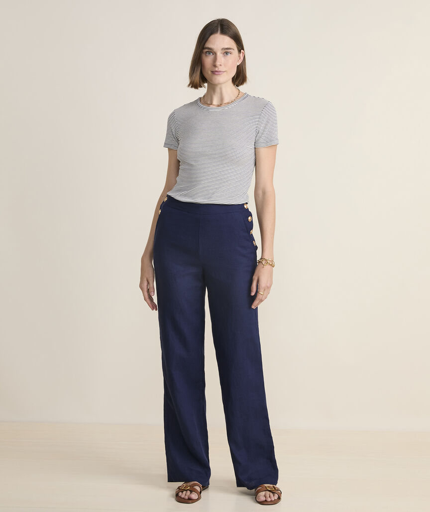 Linen Sailor Pants