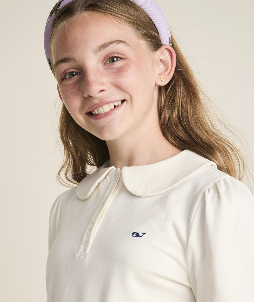 Girls' Everyday Long-Sleeve Polo