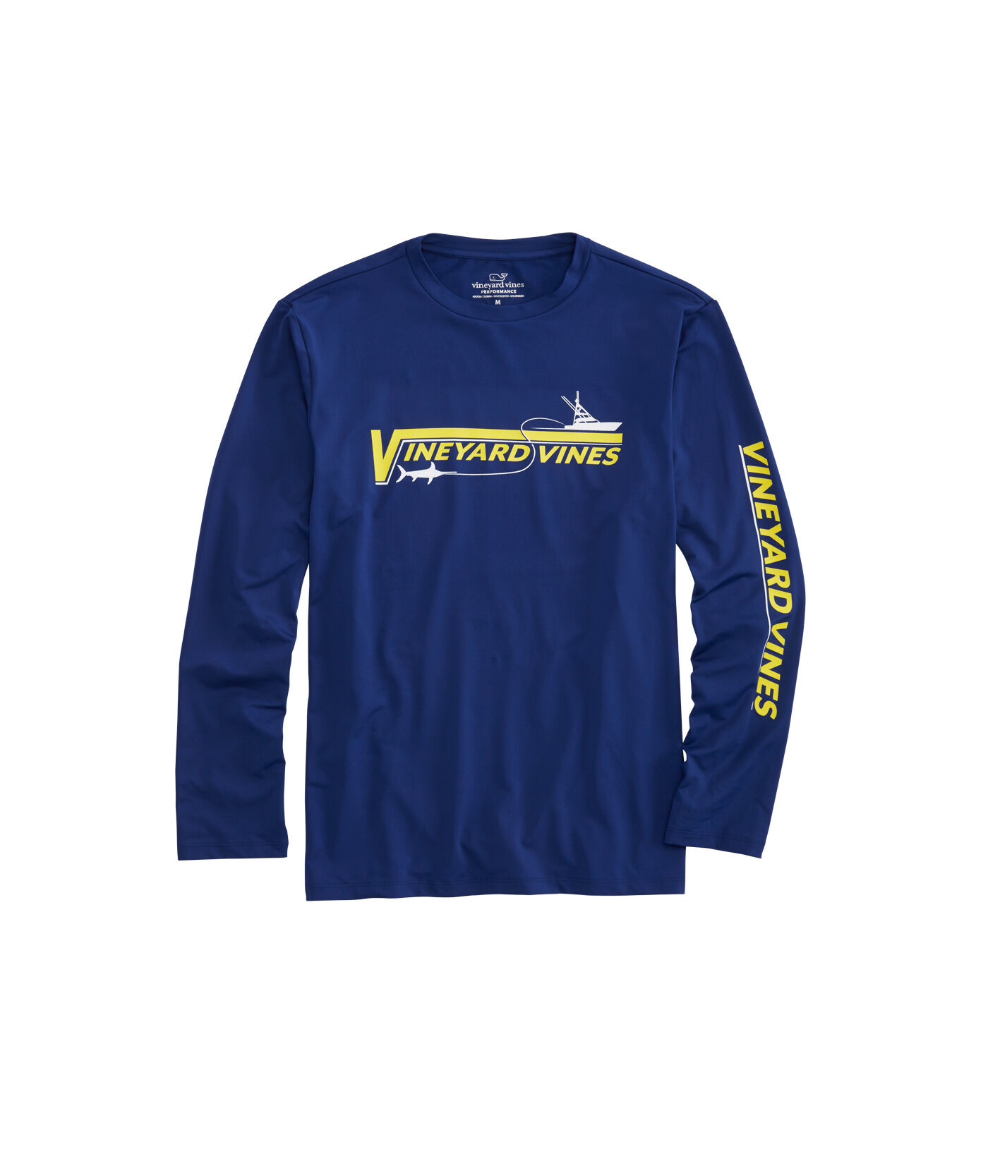 Shop Long Sleeve Performance Sportfisher Line T Shirt at vineyard vines