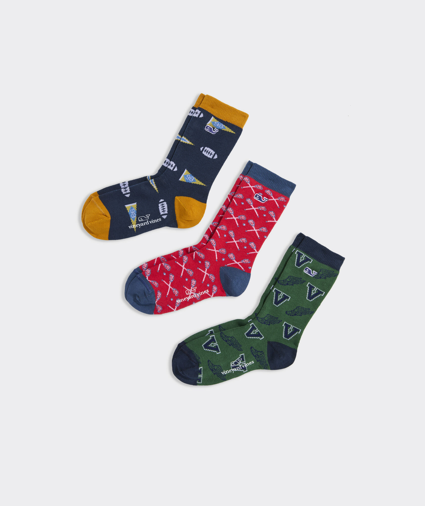 Boys' Varsity Icons 3-Pack Socks