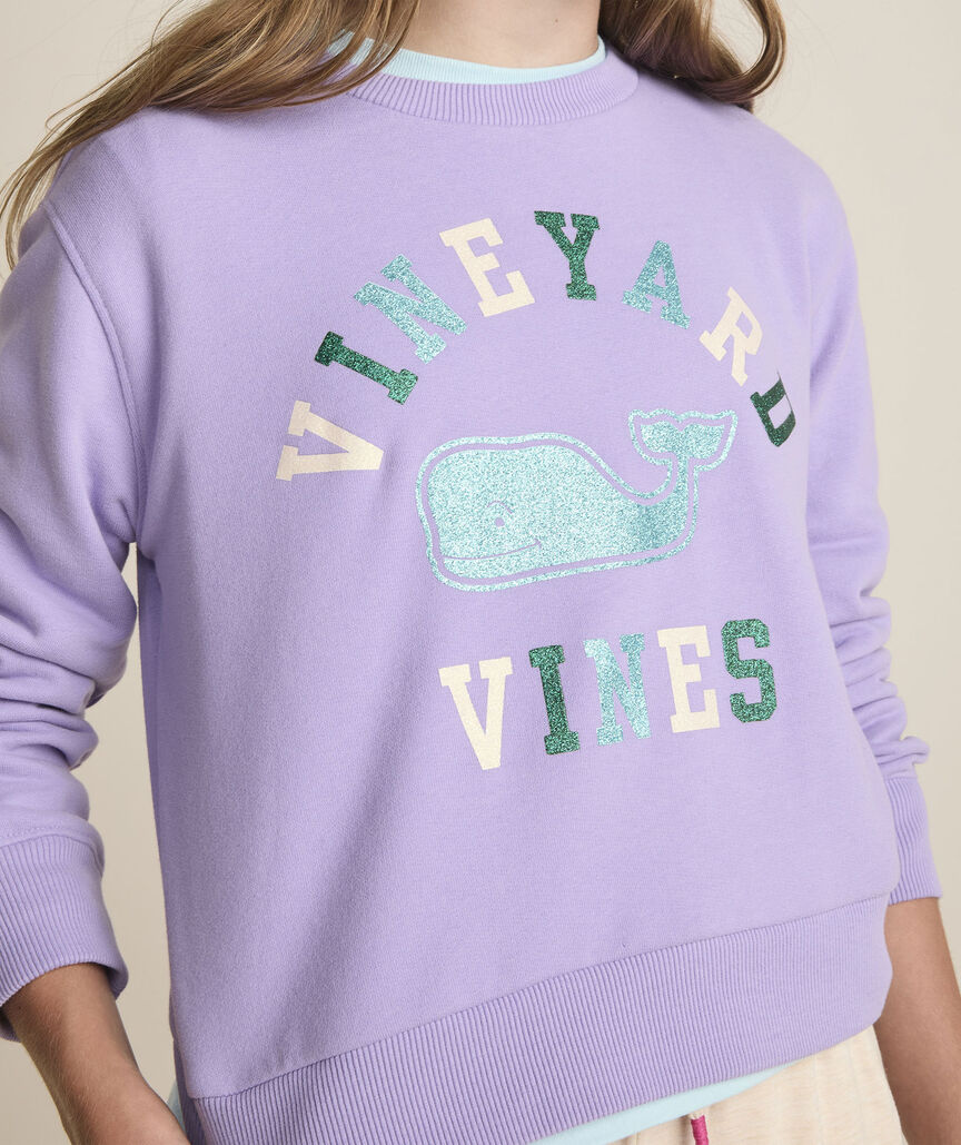 Girls' Relaxed Crewneck Sweatshirt