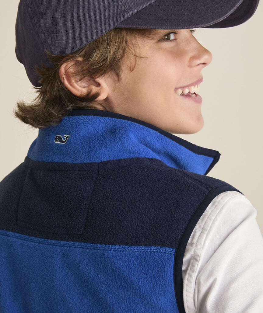 Boys' Harbor Fleece Full-Zip Vest